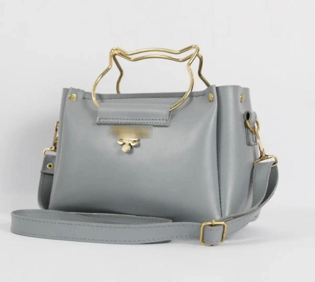 Hand Bag PU Leather Plain