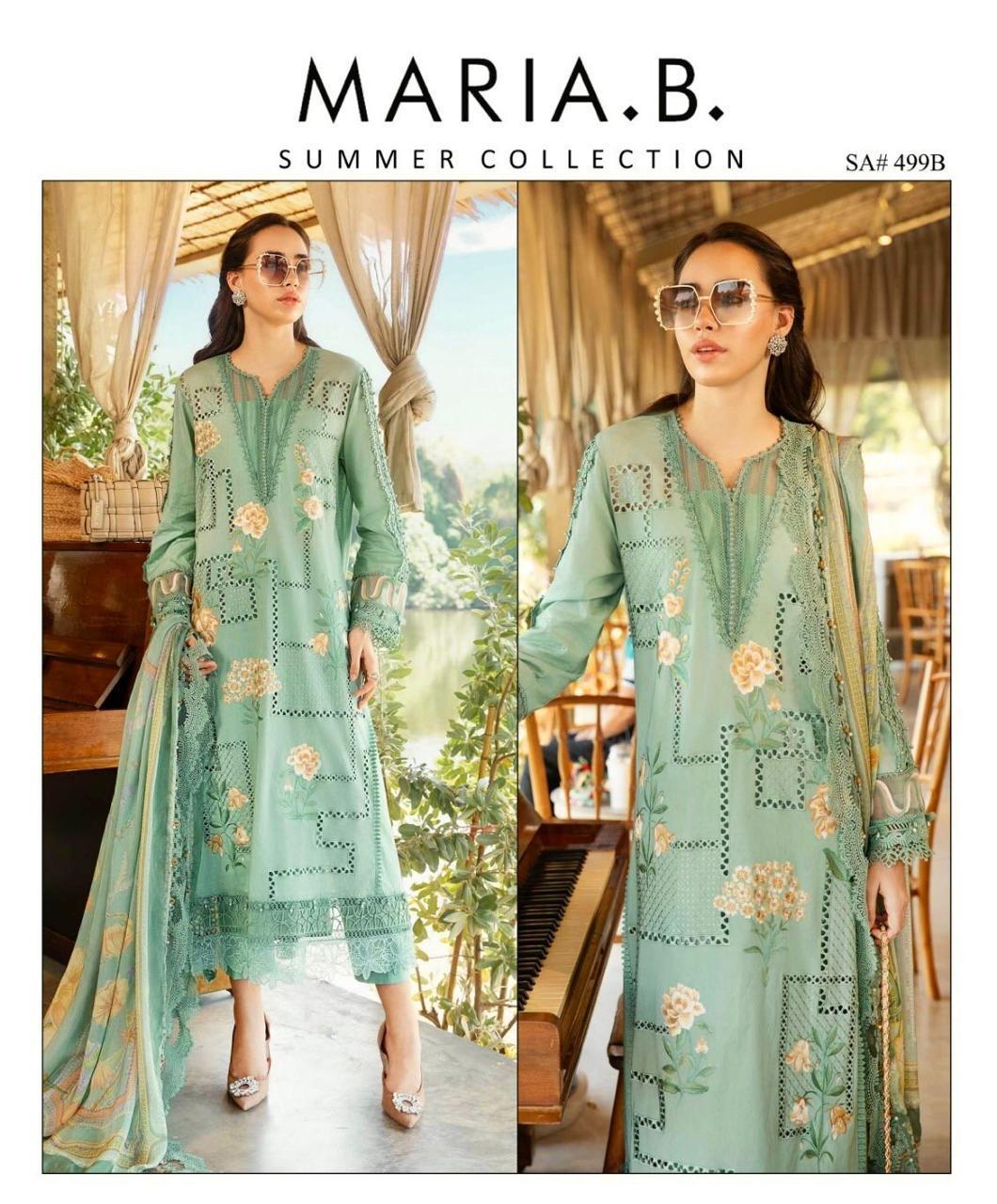 Women's unstitched Chikankari 3pcs