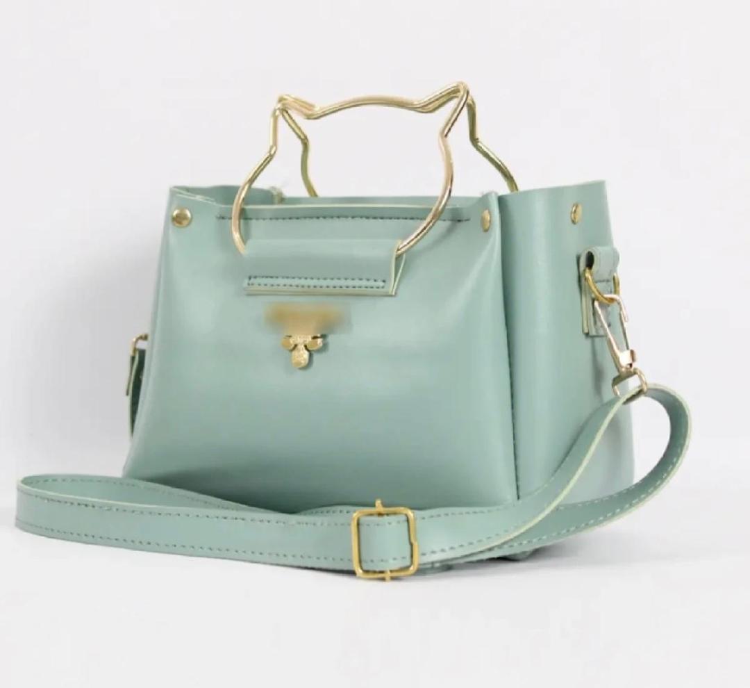 Hand Bag PU Leather Plain