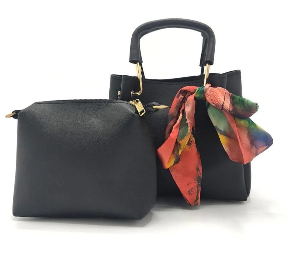 Hand Bag PU Leather 2pcs